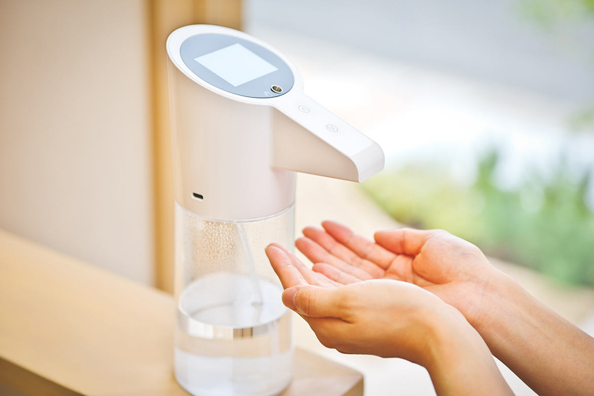 院内ギャラリー　消毒